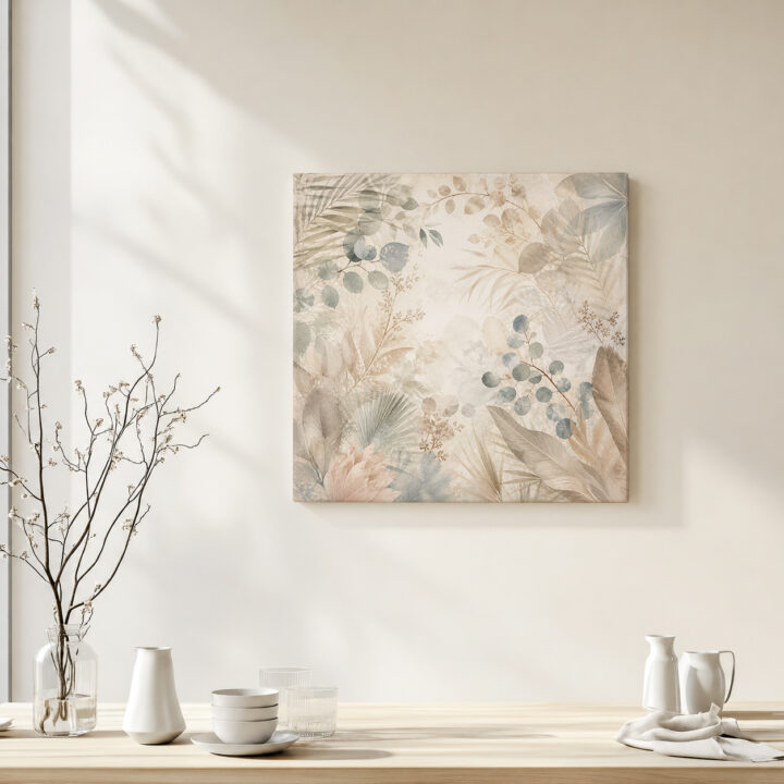 Canvas print Airy Foliage in Sage