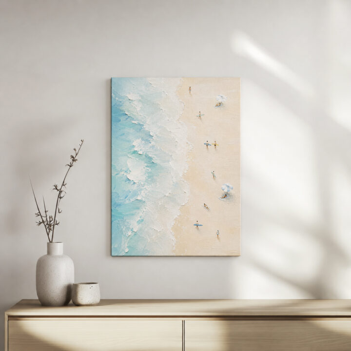 Canvas print Beach Seen from Above