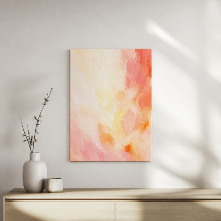 Canvas print Airy Pastel Colour Fields