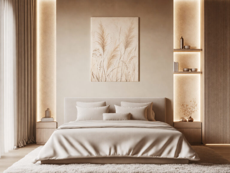 Leinwandbild Pampas und Trockenpflanzen