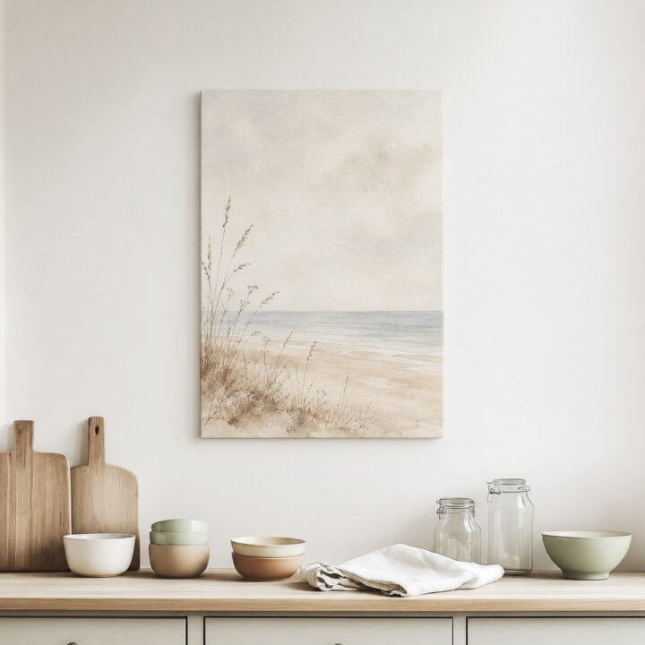 Canvas print Dune Grass and Open Sky