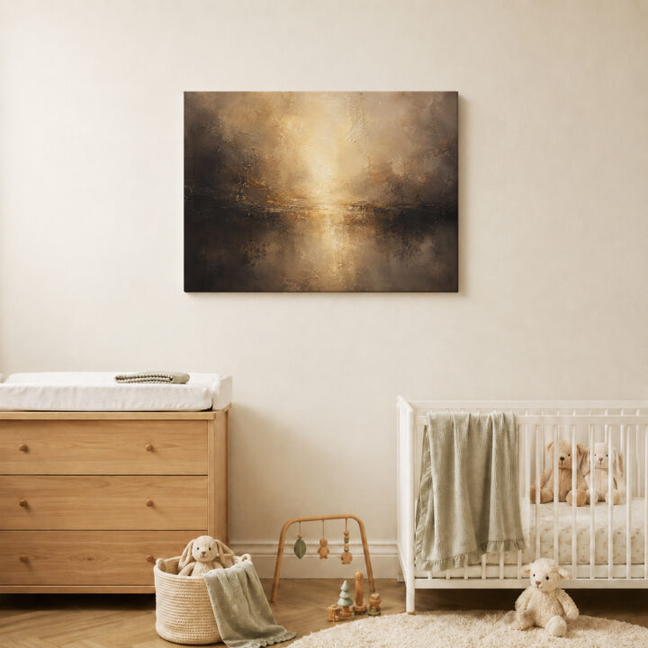 Canvas print Glowing Light in the Dark
