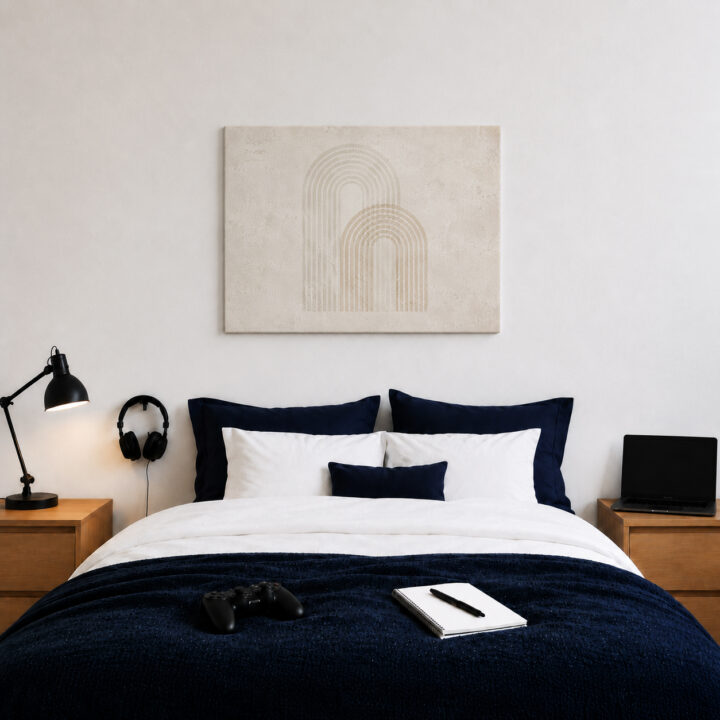 Canvas print Arches in Beige and Greige