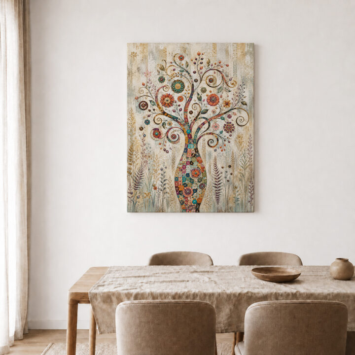 Canvas print Colourful Tree of Life