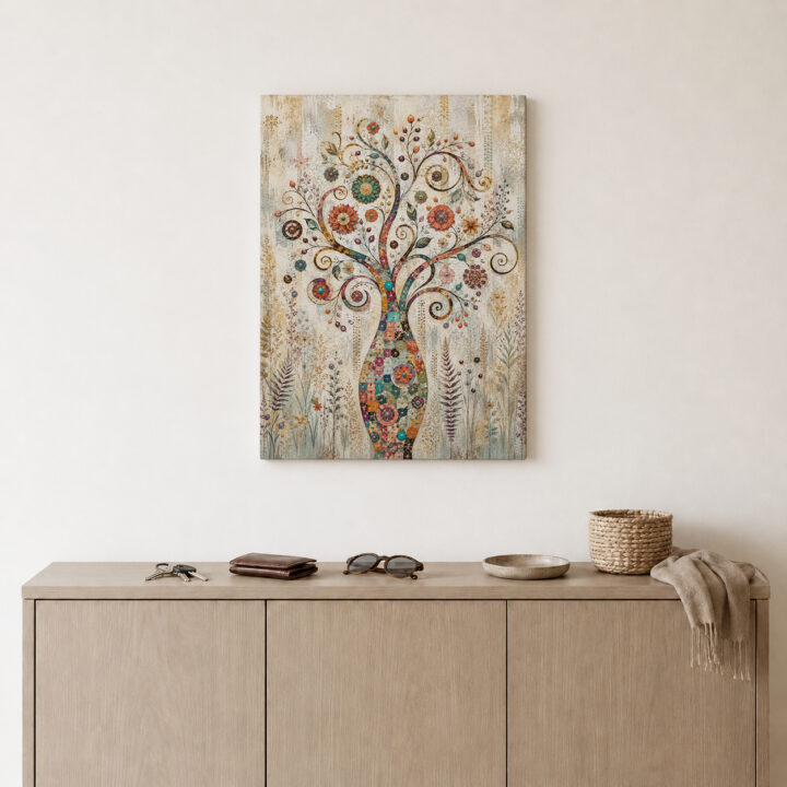 Canvas print Colourful Tree of Life