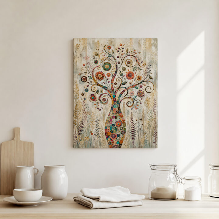 Canvas print Colourful Tree of Life
