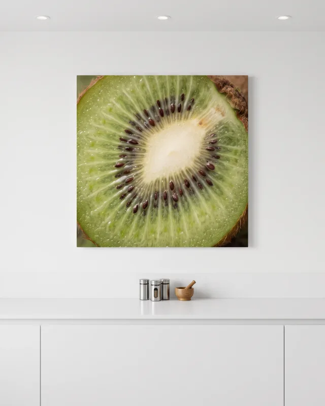 Canvas print – Kiwi in Macro