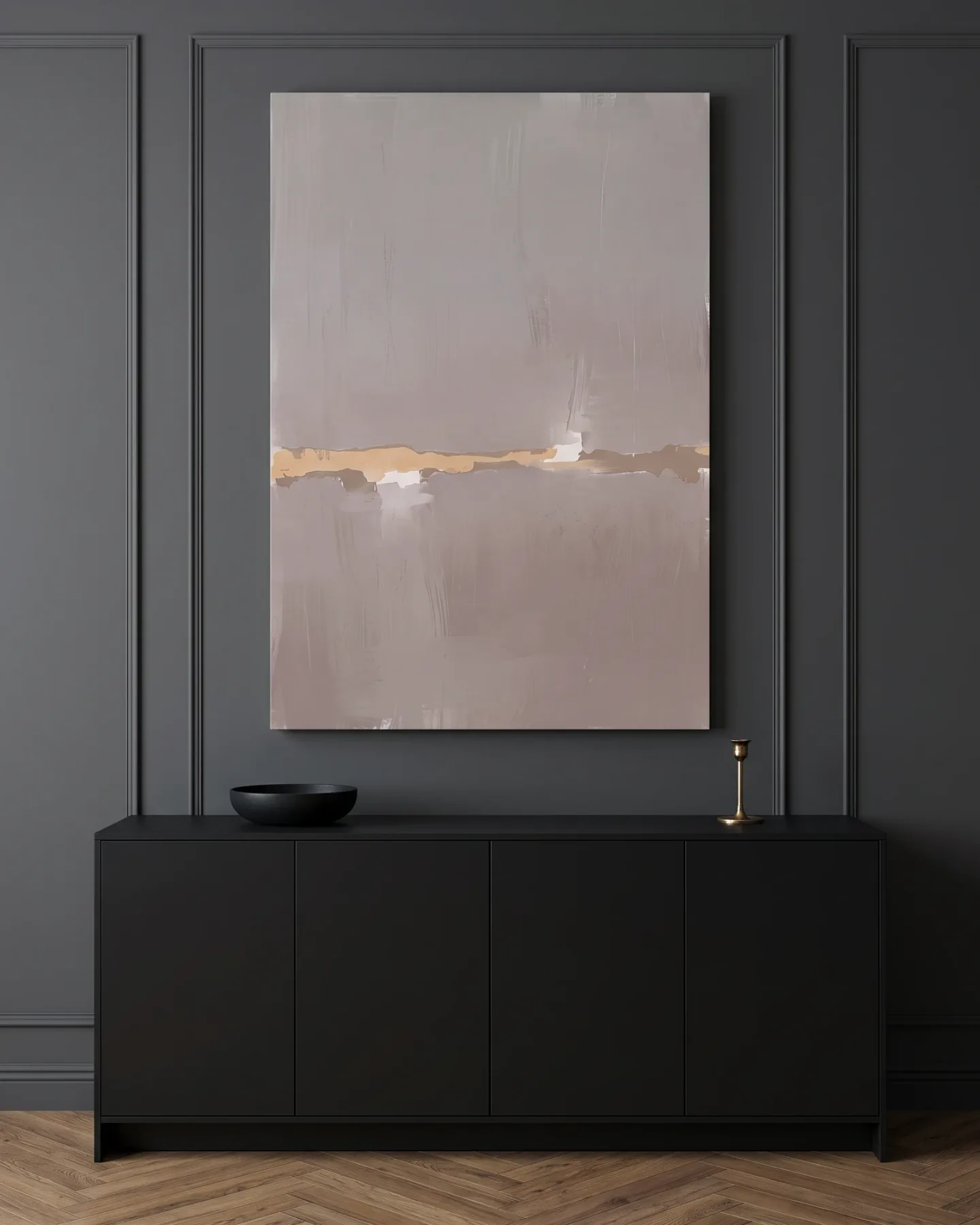 Canvas print – Fine Ochre Line