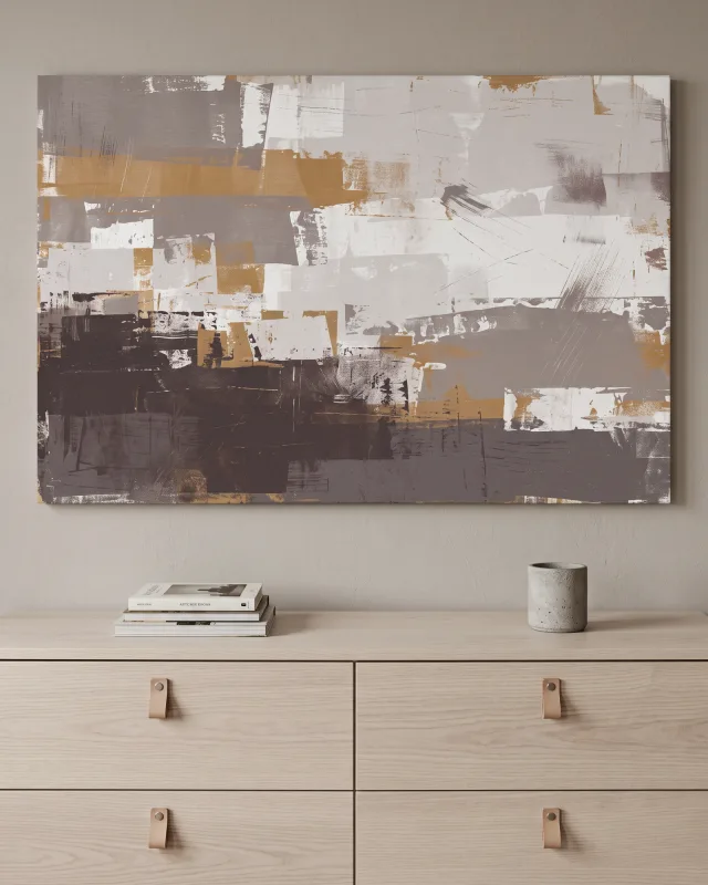 Canvas print – Abstract Artwork with Layered Color Fields