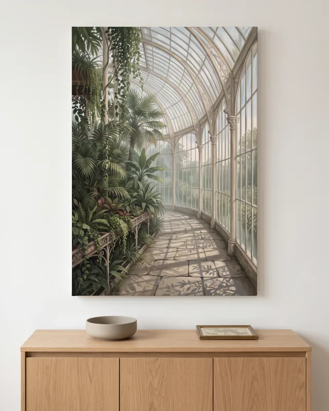 Canvas print – Light in the Glasshouse
